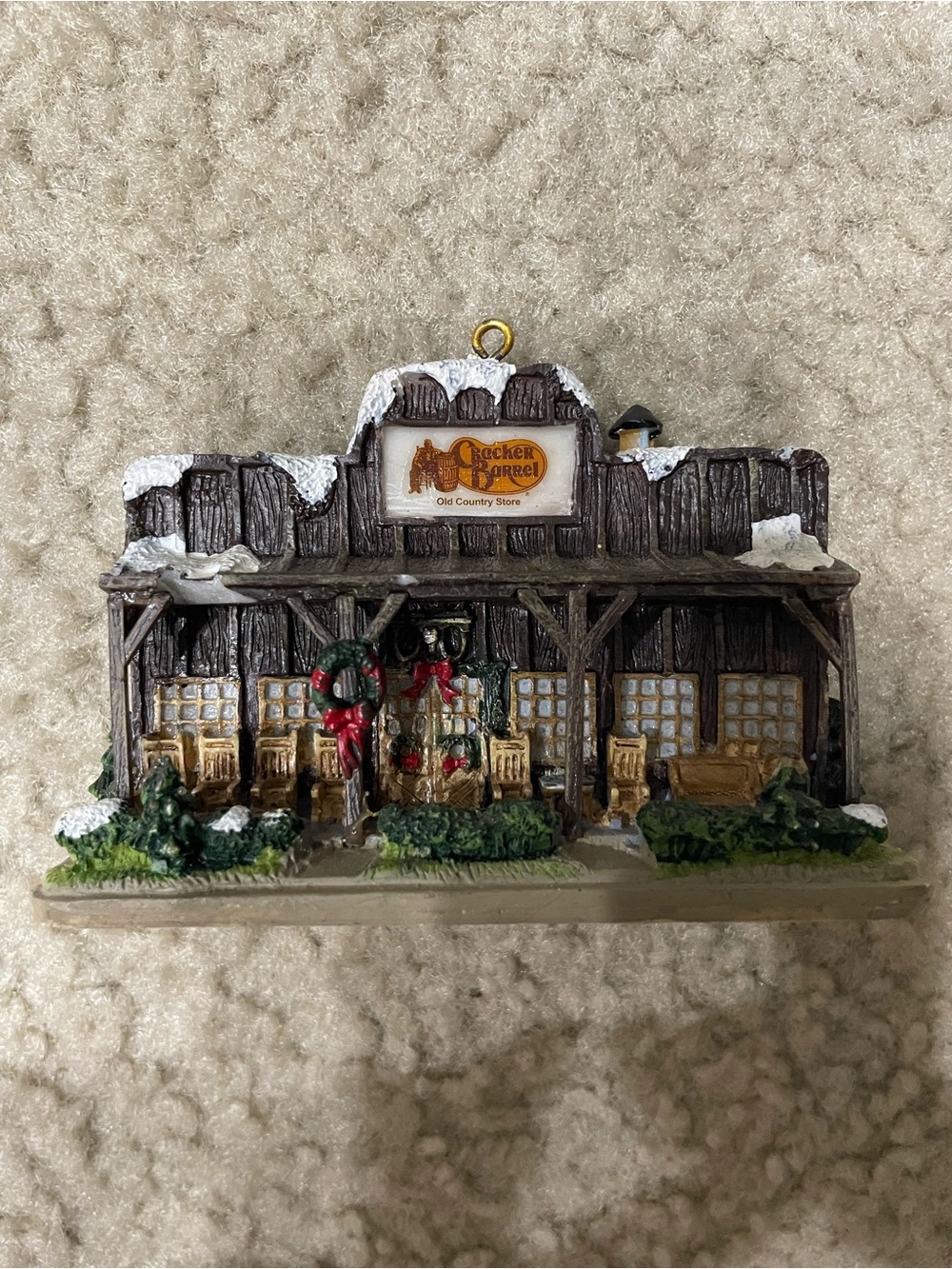 Cracker Barrel Christmas ornament